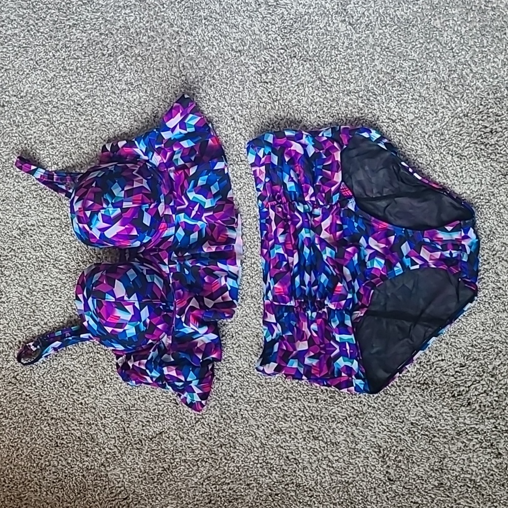 Torrid Abstract Bathing Suit